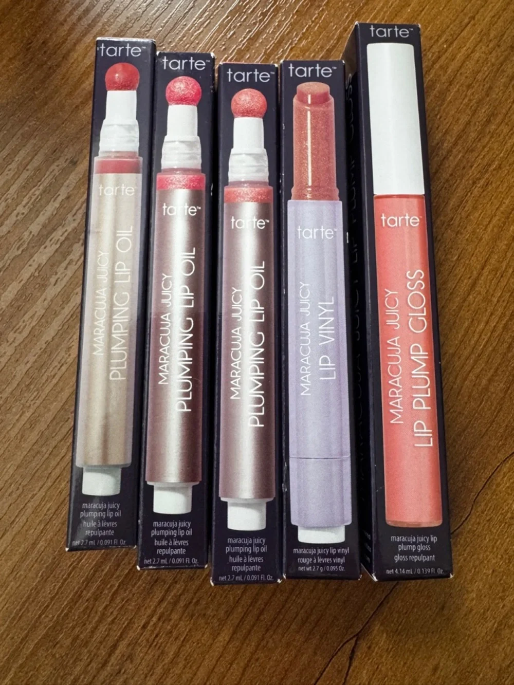 tarte Maracuja Juicy Plumping Lip Oil in Shimmering Rose Brand NIB - Picture 3 of 4